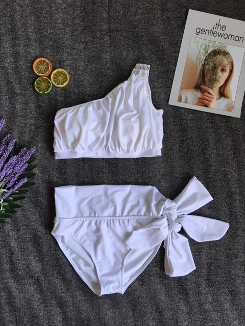 Set bikini nữ hoàng lệch vai nhiều màu | BigBuy360 - bigbuy360.vn