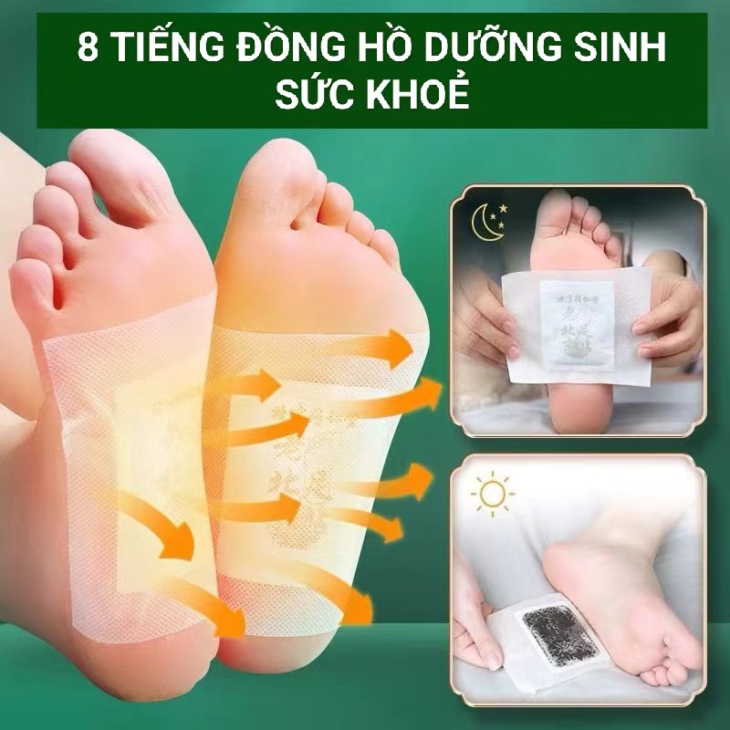 HỘP 56 MIẾNG DÁN CHÂN THẢI ĐỘC THƯ GIÃN NGỦ NGON DƯỠNG SINH BẮC KINH ĐỒNG NHÂN ĐƯỜNG- NỘI ĐỊA TRUNG