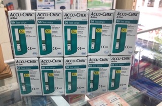 Que thử đường huyết Accu-check Active 50