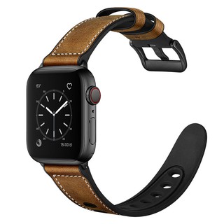 Dây silicon bọc da bò cho Apple Watch