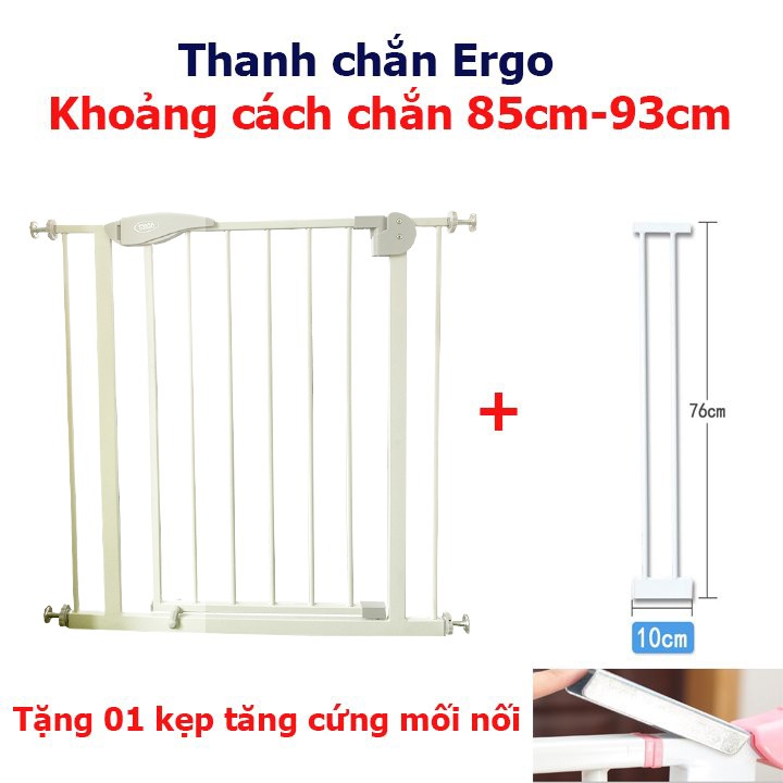 Thanh chắn cửa, chắn cầu thang không khoan tường an toàn cho trẻ nhỏ