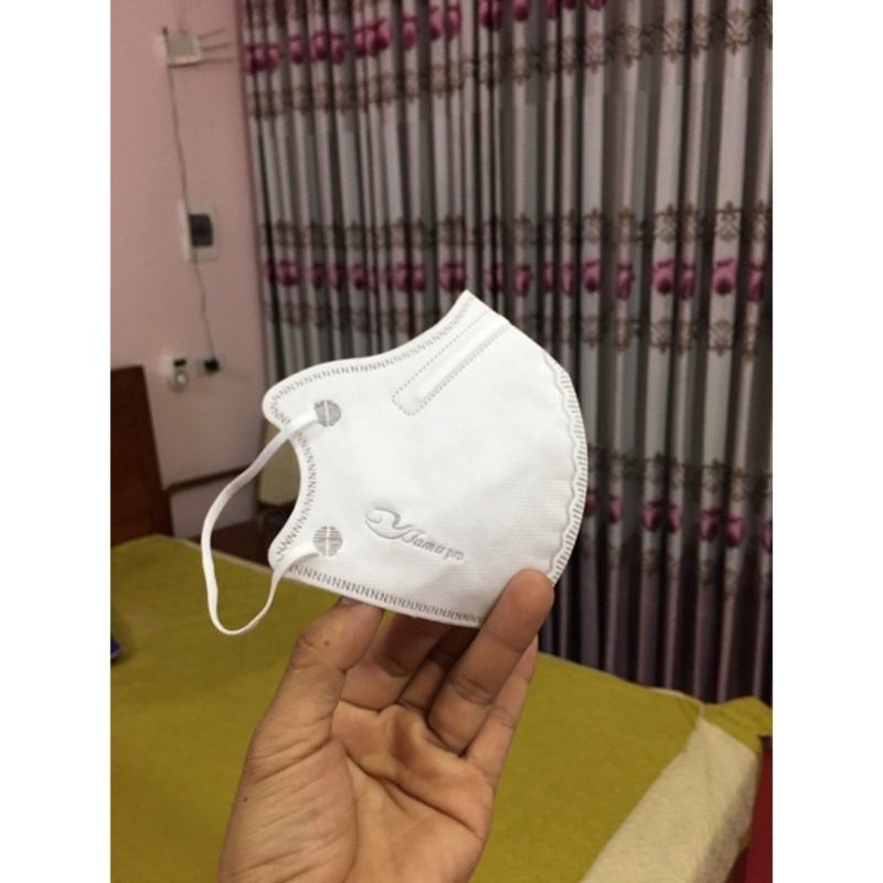 Khẩu trang 6D  Mask Platinum Người Lớn 5 lớp kháng khuẩn, túi 5 cái