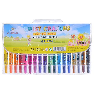 SÁP VẶN 18 MÀU DÀI GSTAR HÀN QUỐC
