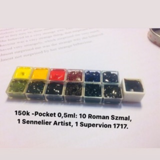 Bộ màu pocket artist 0,5ml 13m