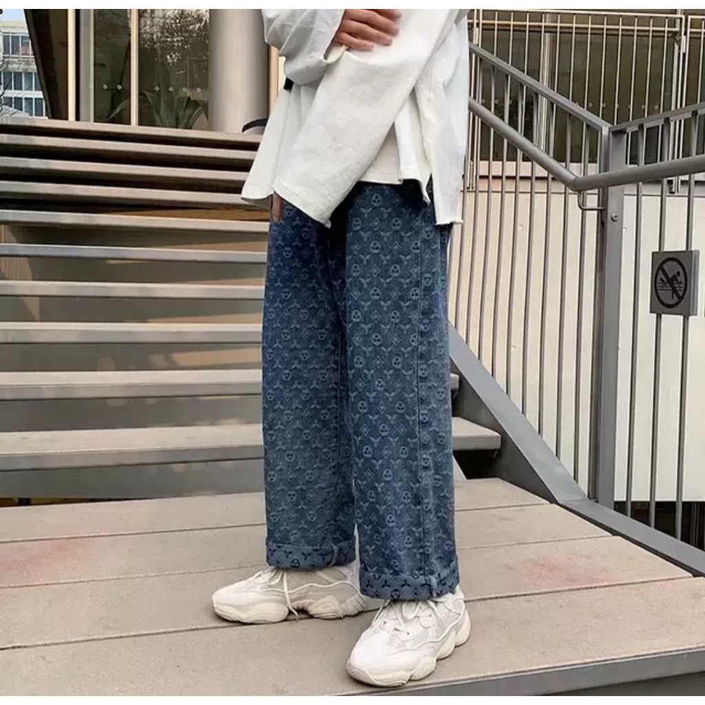 Quần Jeans Suông Paileys unisex MANTO Basic nam nữ ống rộng oversize phong cách Hàn Quốc ulzzang LV243