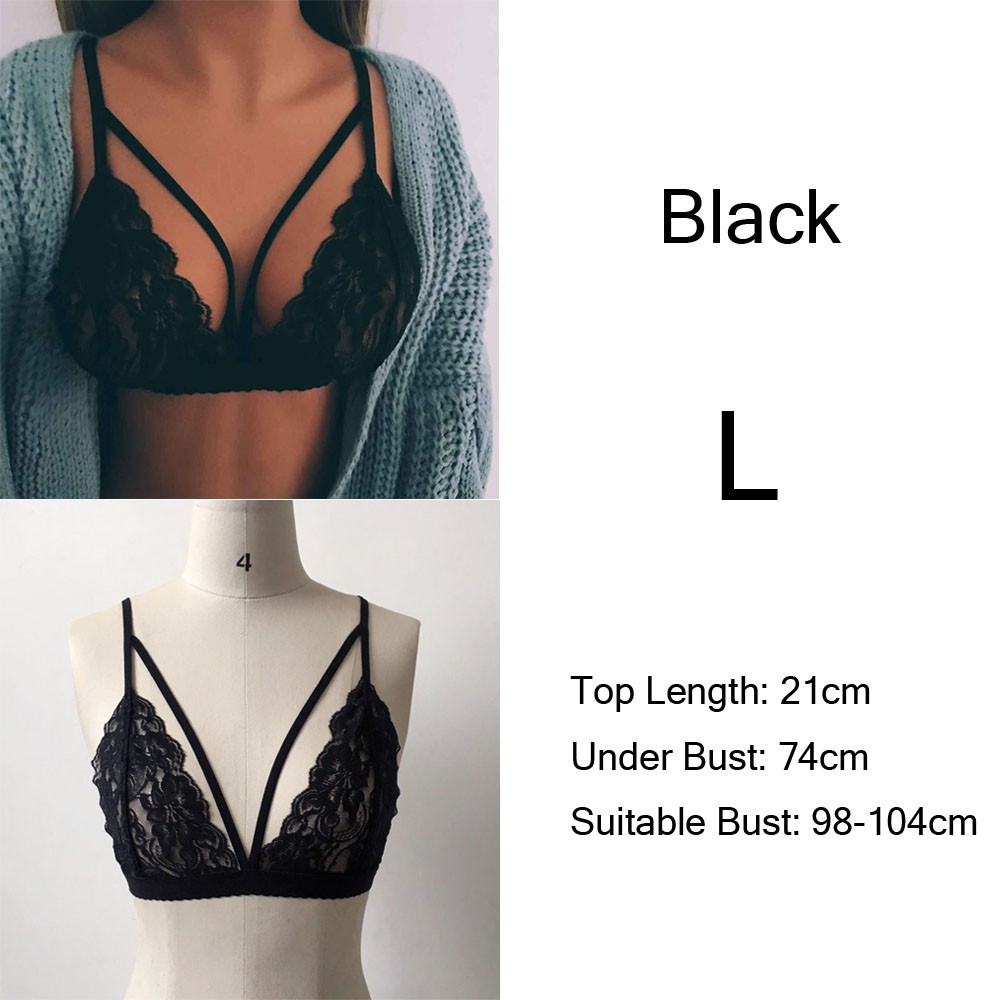 Áo bralette tam giác ren phối dây quyến rũ