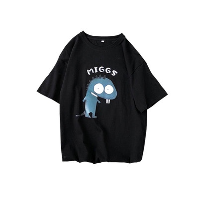 Áo phông đen trắng in hình Miggs cheap moment Mã Gia Kỳ thời trang