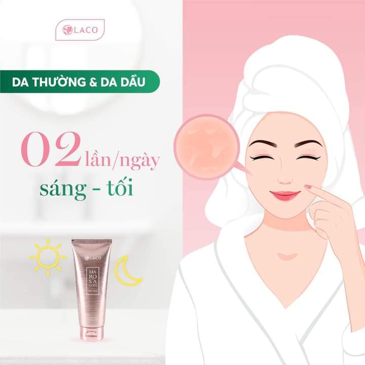 Sữa rửa mặt DNA Laco MẪU MỚI - Sữa rửa mặt Marosa Soft LACO