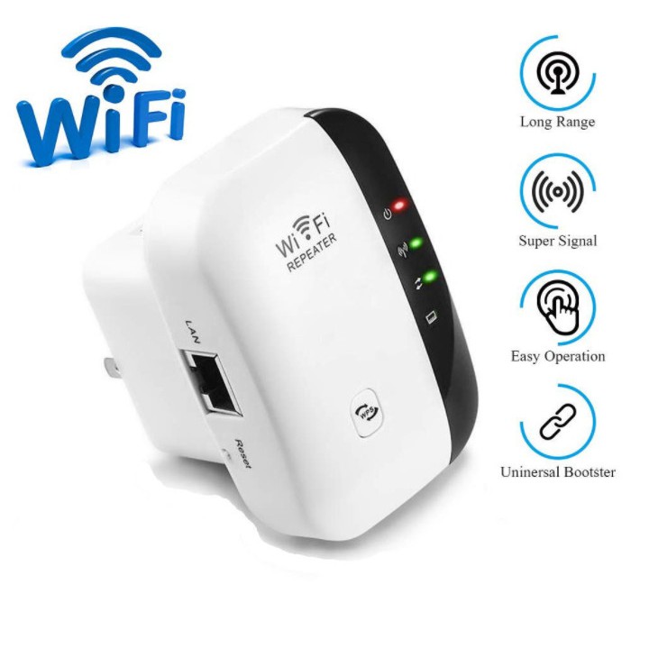 Bộ thu phát wifi Repeater Wireless-N 300M chuẩn Băng tầng: Wi-fi 2,4GHz. IEEE 802.11b/g/n | BigBuy360 - bigbuy360.vn