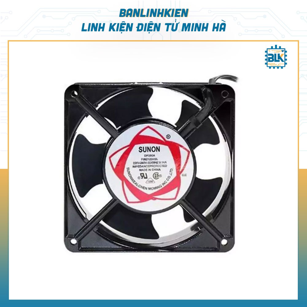 Quạt Tản Nhiệt AC220V 8x8x2.5CM SF8025-220V