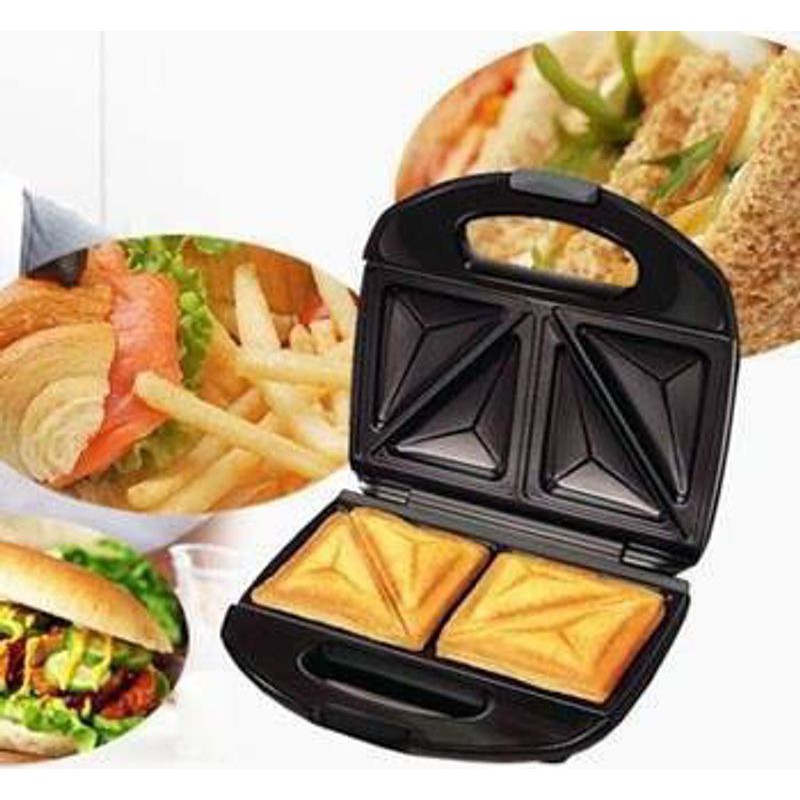 Máy nướng bánh mỳ ngon tại nhà Nikai - Máy làm bánh đa năng: bánh mỳ kẹp thịt, sanwich, hot dog,...