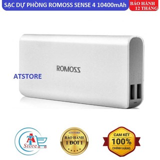 Sạc Dự Phòng Romoss Sense 4 10400mah Chính Hãng