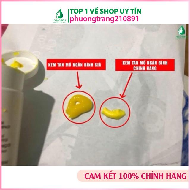 Kem giảm mỡ bụng sau sinh,kem tan mỡ ngân bình chính hãng