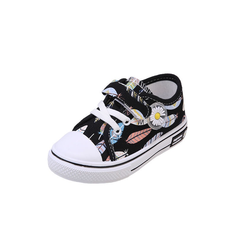 Giày Vải Canvas Chống Trượt Phong Cách Hàn Quốc Mới 2022 Thời Trang Cho Bé Gái