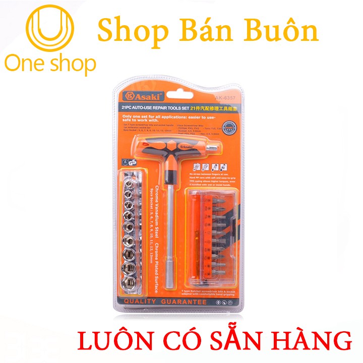 Bộ Dụng Cụ Asaki AK-6357 21PSC