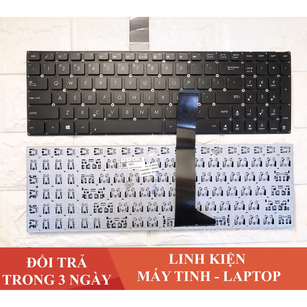 Bàn Phím Laptop Asus X501 X501A X501U X501EI X501X X501XE (Phím Trong Máy Phải Hàn DÀNH CHO THỢ)