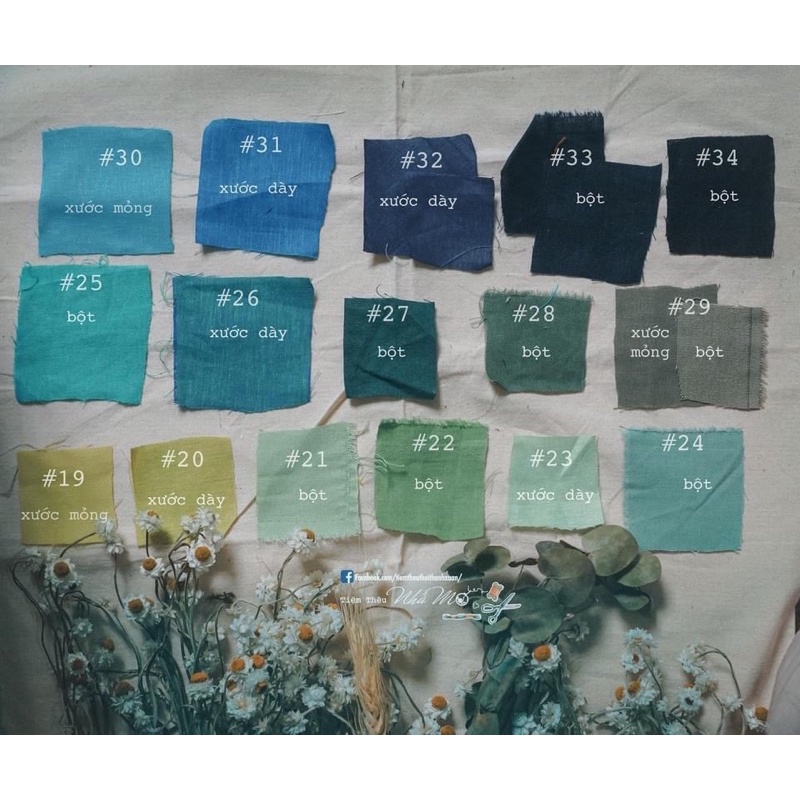 Set vải nhỏ 5 miếng 5 màu chọn tự do | BigBuy360 - bigbuy360.vn