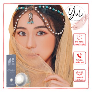 Lens cận 1 ngày Ann365 màu xám xanh đeo êm suốt 12h , kính áp tròng Hàn Quốc dùng 1 lần chụp ảnh cưới,kỷ yếu|YuLiiLens