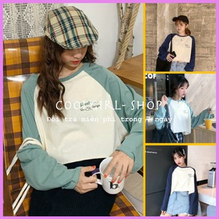 ÁO CROPTOP FOM RỘNG TAY DÀI