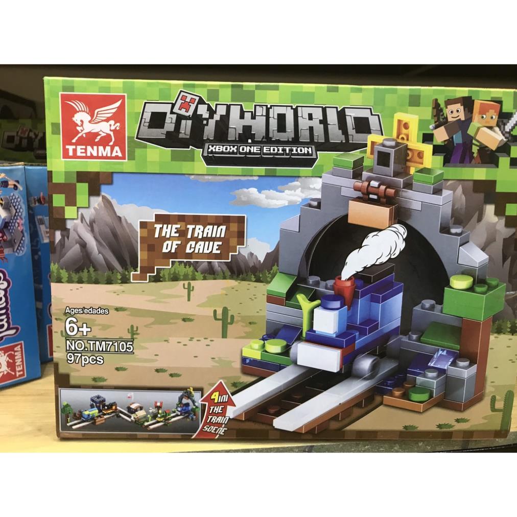 Lego Minecraft Gồm 103 Chi Tiết, Bộ Đồ Chơi Lắp Ráp Giúp Phát Triển Tư Duy, Sự Sáng Tạo Và Não Bộ Cho Trẻ