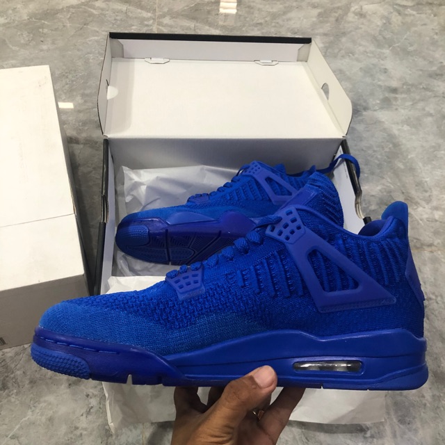 [ Hàng chính hãng ]Giày Sneaker - Bóng rổ Nike Air Jordan 4 Retro Flyknit AQ3559 400