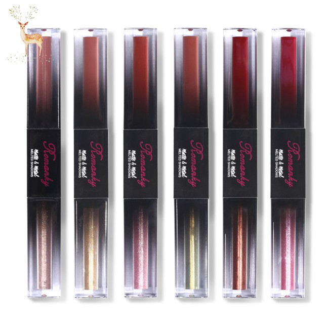 (Hàng Mới Về) Son Bóng Hai Đầu Dạng Lỏng Trang Điểm Tự Nhiên Lâu Trôi Chống Thấm Nước | BigBuy360 - bigbuy360.vn