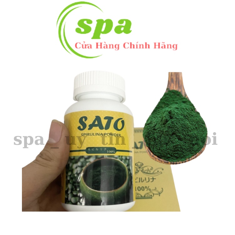 [Ảnh Thật – Clip thật] Tảo Bột SaTo Nhật - tảo cấy spa hộp 100g