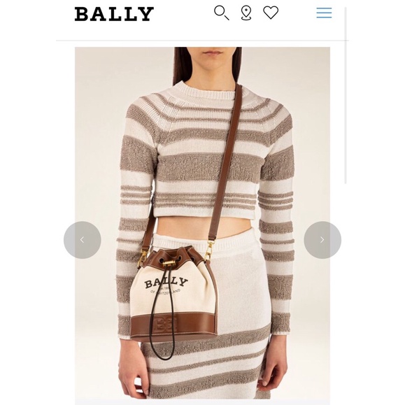 Túi BALLY CRYSTALIA bucket bag ❌