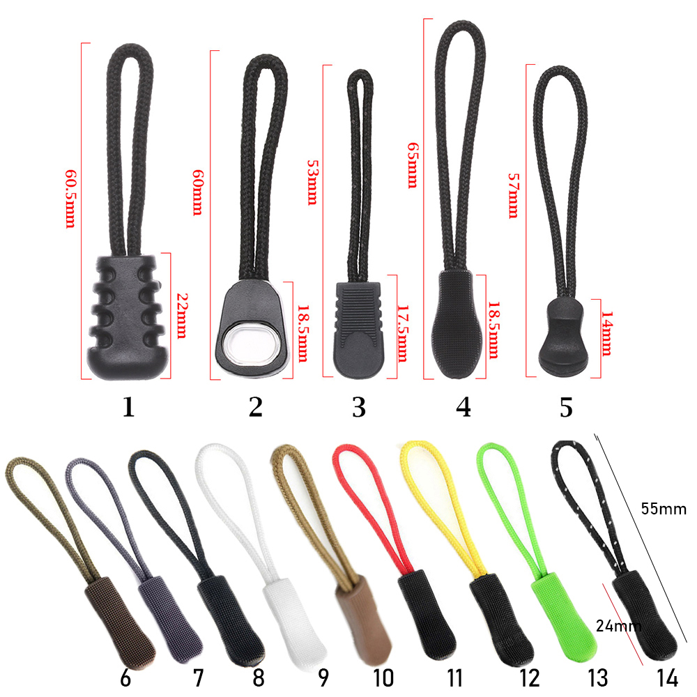 Set 5/10/ 15 phụ kiện dây rút khóa kéo tiện dụng cho các vật dụng