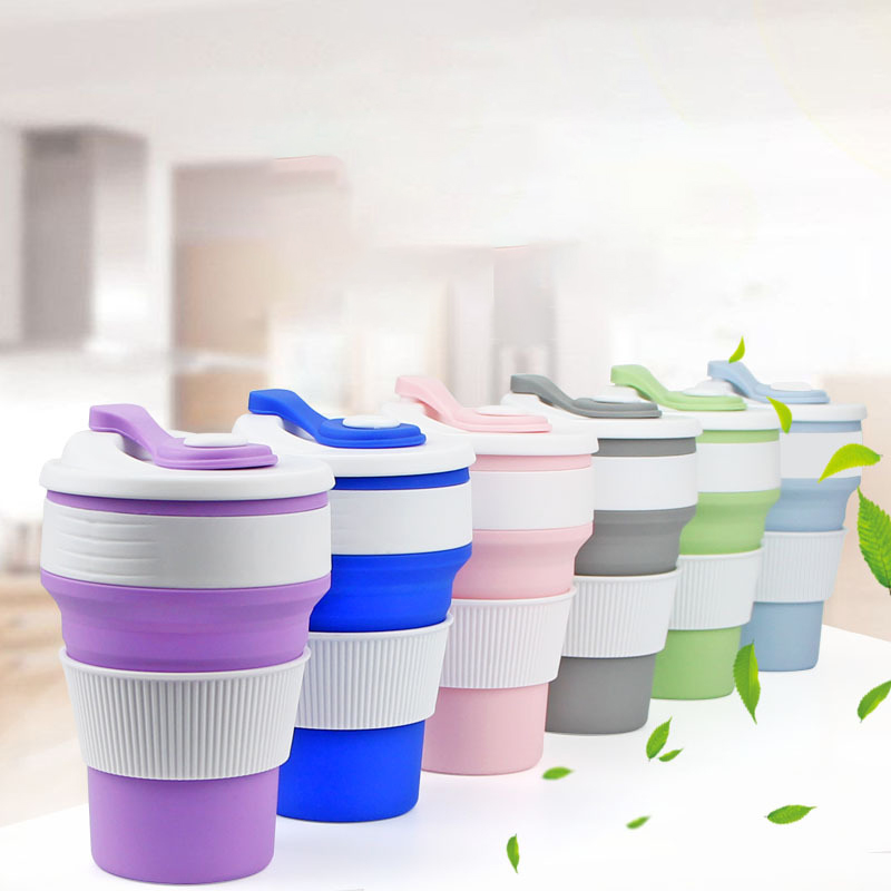 Cốc Gấp ANAEAT Bằng Silicone Tiện Dụng Đa Năng 350ml