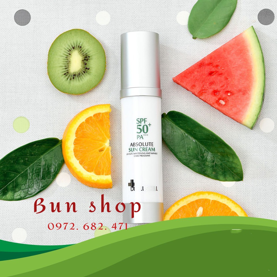 Kem chống nắng Absolute Sun Cream SPF 50 PA+++ Drpluscell