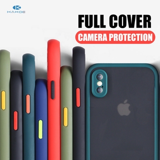 Ốp điện thoại KAXOE bảo vệ camera chống sốc cho iPhone 11 Pro Max 6 6S Plus 7 8 Plus X XS Max