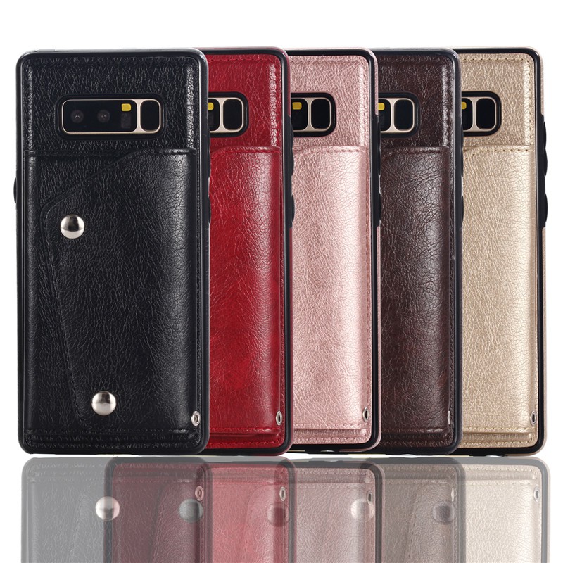 Bao da điện thoại bảo vệ toàn diện, tiện lợi và thời trang cho Samsung Note 8 Note 9 S9 S9 Plus S8 S8 Plus S7 S7 Edge | BigBuy360 - bigbuy360.vn