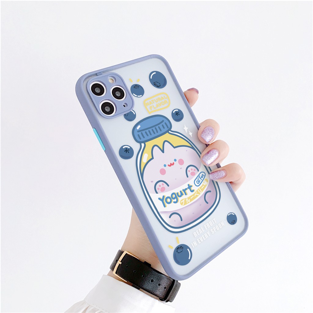 Ốp lưng iphone Oishii nhám viền nổi 6/6plus/6s/6splus/7/7plus/8/8plus/x/xr/xs/11/12/13/pro/max/plus/promax/mini | BigBuy360 - bigbuy360.vn