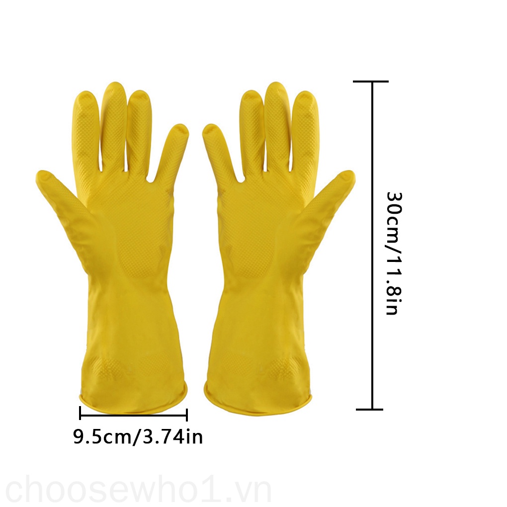 Đôi găng tay cao su mỏng chống thấm nước dùng rửa chén và vệ sinh xe hơi đa năng