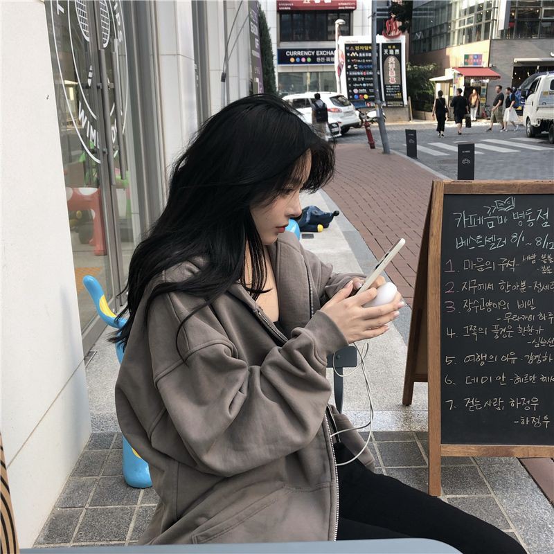 ÁO KHOÁC NỈ XÁM | BigBuy360 - bigbuy360.vn