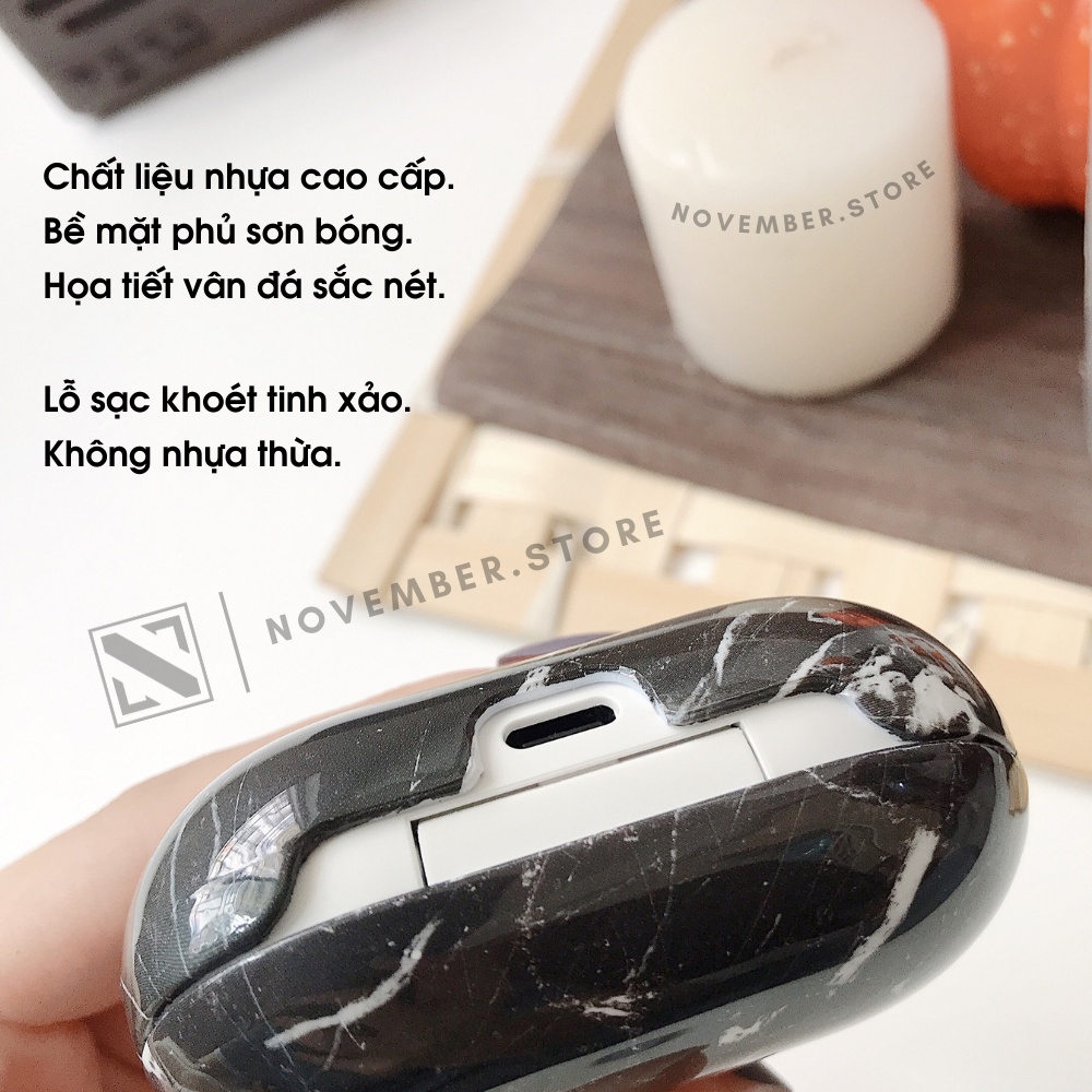 Ốp case tai nghe Galaxy Buds Plus / Buds+ / Buds Plus hoạ tiết đá thạch anh