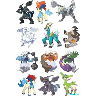 Nhãn Dán Trang Trí Vali Du Lịch Họa Tiết Pokemon Merchandise j104