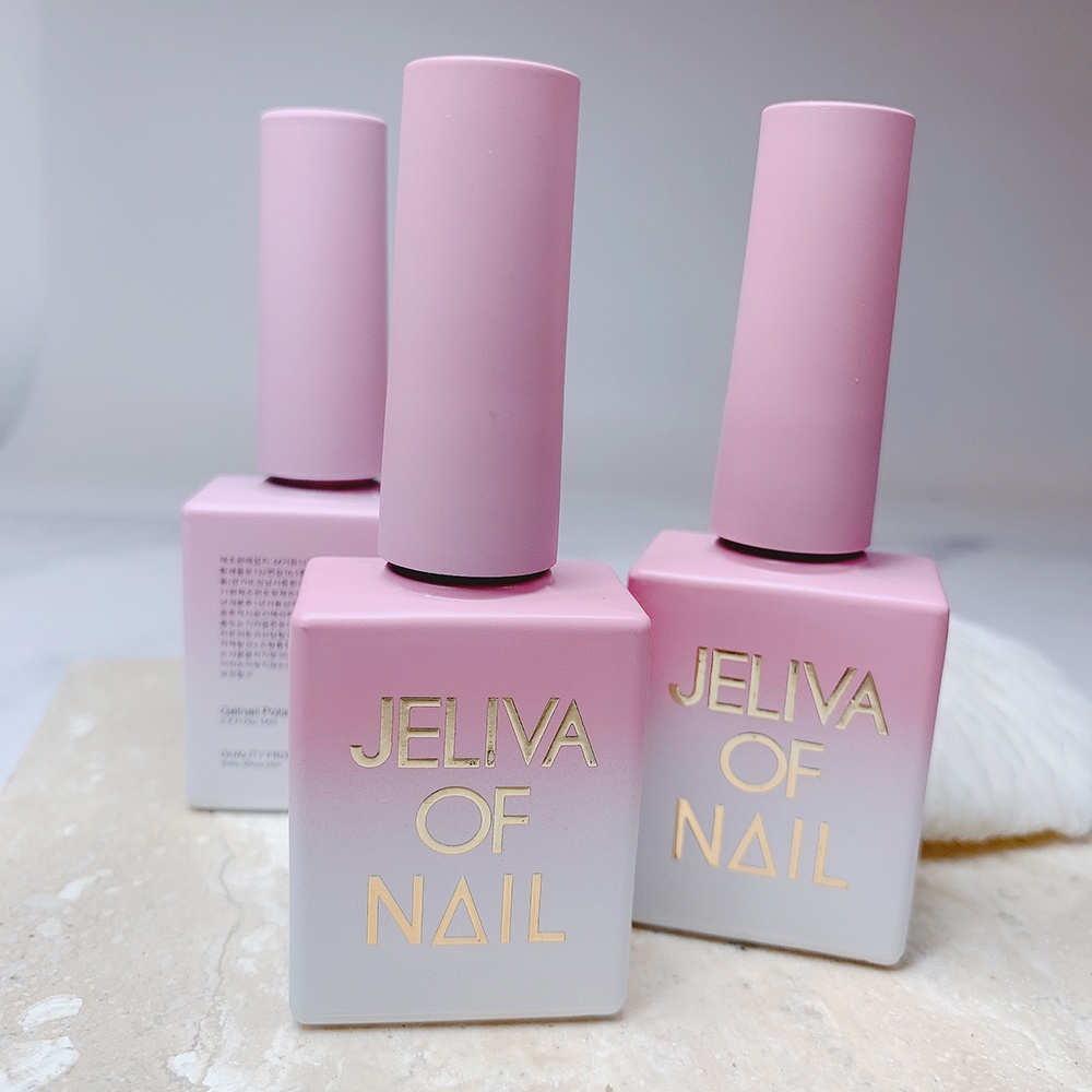 Nước sơn móng tay gel Jeliva, sơn trắng sữa - đen trắng nước gạo