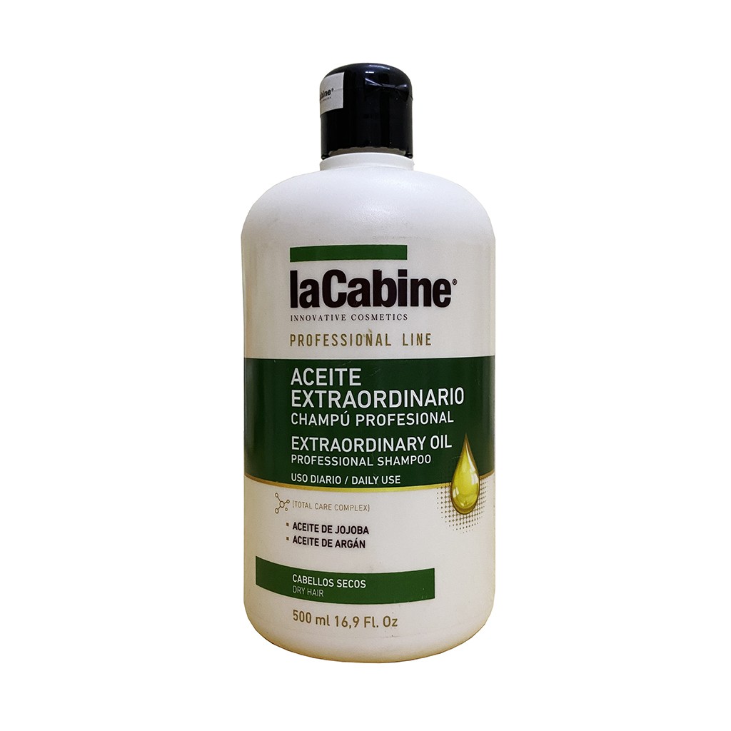 DẦU GỘI ĐẦU CHO TÓC SIÊU MƯỢT LACABINE EXTRAORDINARY OIL SHAMPOO - CHAI 500ML
