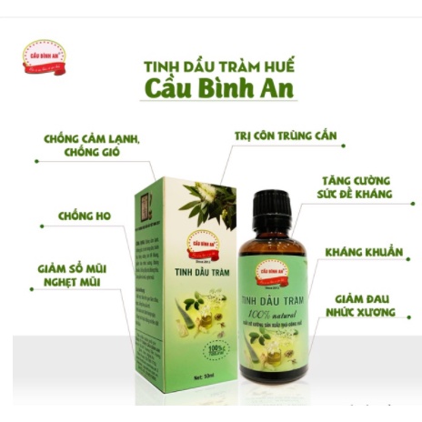 Tinh dầu tràm Huế nguyên chất Cầu Bình An