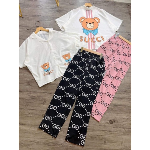 [XẢ KHO] Áo Gấu cánh dơi , quần ống suông | BigBuy360 - bigbuy360.vn