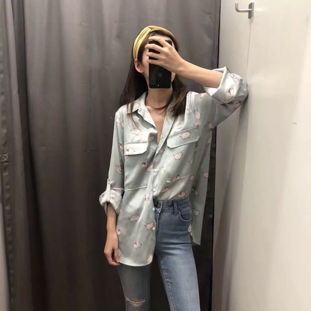 Áo sơ mi dấu quần