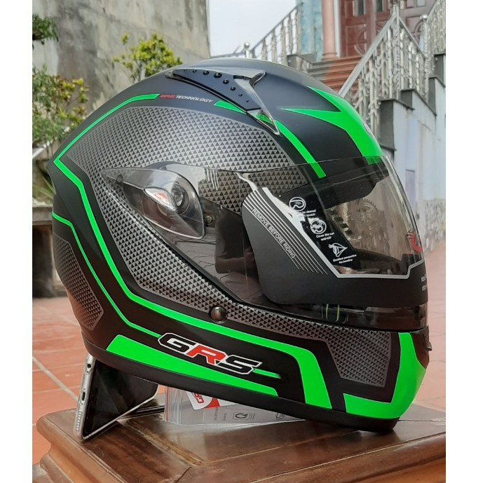 MŨ BẢO HIỂM FULL FACE GRS CHÍNH HÃNG - NHIỀU MÀU TEM