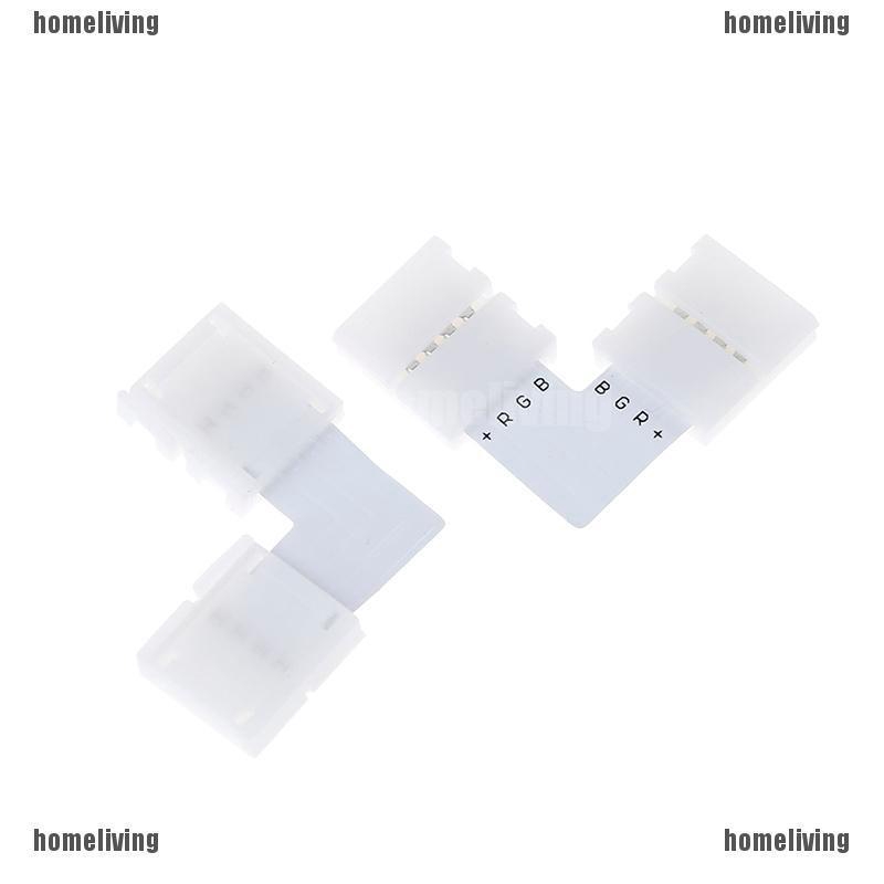 Bộ 5 Đầu Nối Dây Đèn LED 2 Pin Hình Chữ L