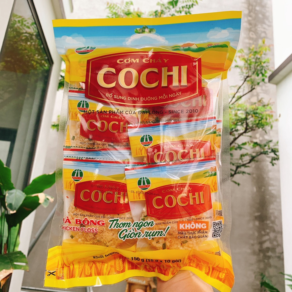 Cơm Cháy Cochi Chà Bông - Đại Long 150g  Vị Ruốc Gà,  Hành Không  Chất Bảo Quản - Đặc sản Ninh Bình