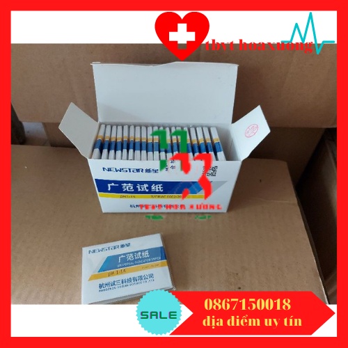 [1 Hộp 20 Tệp ] Giấy Quỳ Tím Thử Độ pH Thang Đo Từ 1 Đến 14