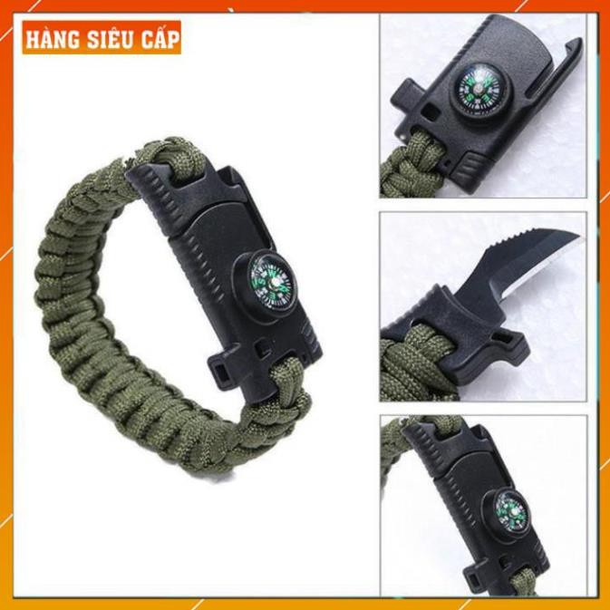 [FreeShip – hàng Auth] Vòng Tay Sinh Tồn paracord - Vòng Tay Sinh Tồn Đi Phượt