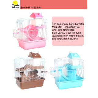 Lồng chuột hamster 2 tầng