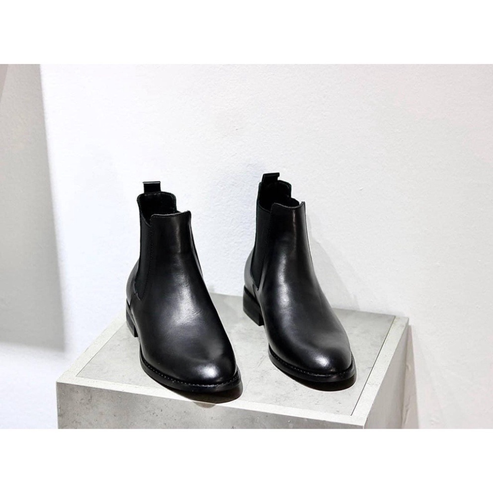 Giày Chelsea boots da bò đế độn 4.5cm thời trang nam | BigBuy360 - bigbuy360.vn